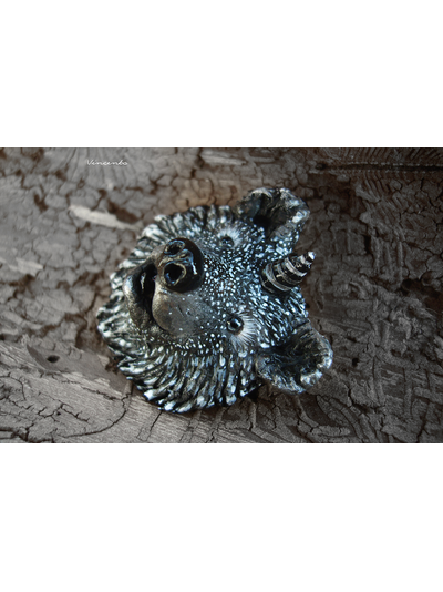 Необычная брошь &quot;Северный МедвеРог. Хранитель Севера&quot;