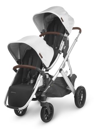 Коляска для погодок UPPABaby Vista V2 Bryce Жемчужно-Белый (люлька 1шт и прогулка 2шт)