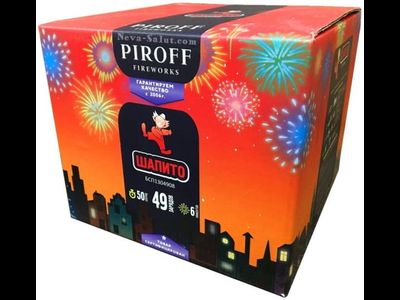Батарея салютов ШАПИТО БСП1304908 PIROFF | Neva-Salut.com