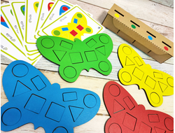 Сортер-мозаика "Бабочки"