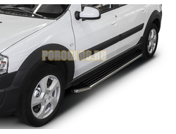 Пороги на Lada Largus Cross Premium