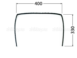 Уплотнение дверки духовки DARINA GM141, ЕМ141 (330*400*330)