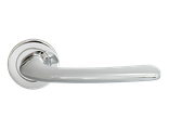 Дверные ручки Morelli Luxury NC-7 CRO (SAND/ПЕСОК) Цвет - Хром
