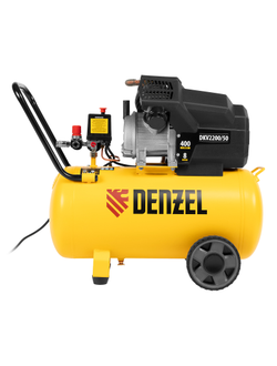 Компрессор воздушный DKV2200/50, Х-PRO 2.2 кВт, 400 л/мин, 50 л Denzel