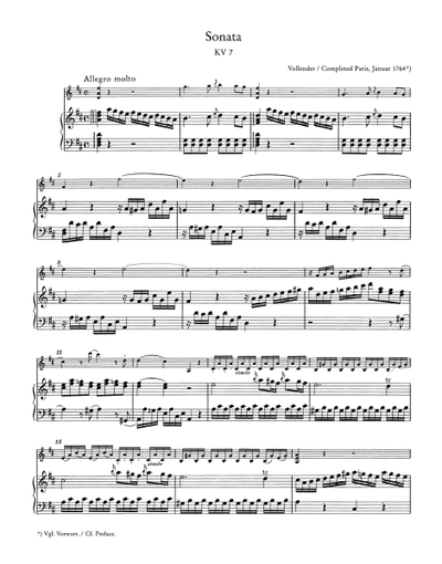 Mozart 4 Sonatas for Violin and Piano (Early Sonatas I, KV 6-9)