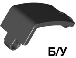 ! Б/У - Technic, Panel Curved 3 x 5 x 3, Black (24116 / 6133246 / 6268012) - Б/У
