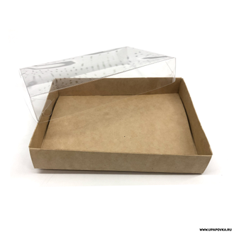 Коробка с прозрачной крышкой 14 x 10,5 x 2,5 см