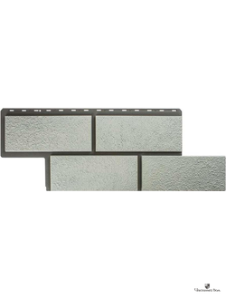 Камень Неаполитанский 430*1000 мм Белый