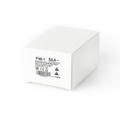 Адаптер PoE Sila P48-1F с экраном