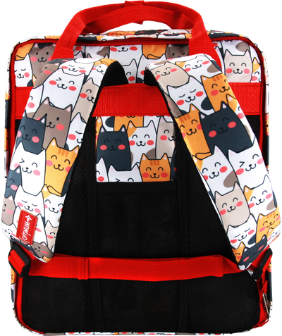 Рюкзак Сумка Чемодан ручная кладь 36x30x27 Optimum Pobeda RL, котики