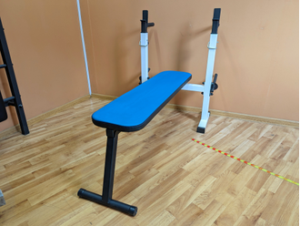 Стойка для жима со складной скамьей (ST-03)