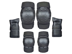 Комплект защитного снаряжения QL-03, |S|M|L|, черный