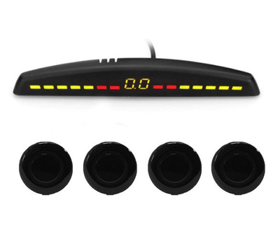 Парктроник CarProfi CP-LED118 Protective D19/22мм (на 4 датчика) Black