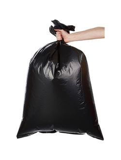 Мешок для мусора ПВД 240л - 35мкн черный/рул-10шт/ упаковка-20 рул.