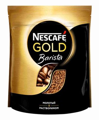 Кофе сублимированный + молотый Nescafe Gold Barista 75 гр