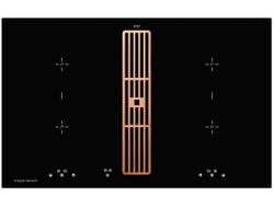 Индукционная варочная панель с вытяжкой Kuppersbusch KMI 8500.0 SR Copper