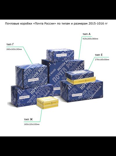 Почтовый короб тип «E» (номер «1»), 270*165*50мм