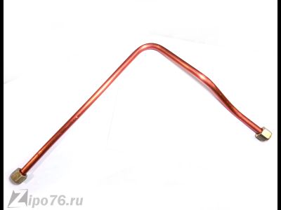 Трубка компрессора 550 медная с гайками на 16мм резьба