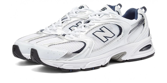 Кроссовки New Balance 530 Белые с серым спортивные