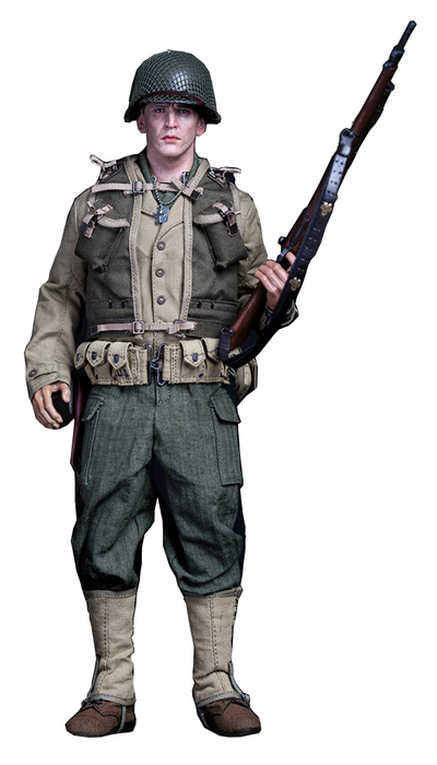 Рядовой Дэниэл Джексон (Спасти рядового Райана) - Коллекционная ФИГУРКА 1/6 scale US Ranger private sniper 2nd Ranger Battalion  france  1944 (FP003A) - Facepoolfigure
