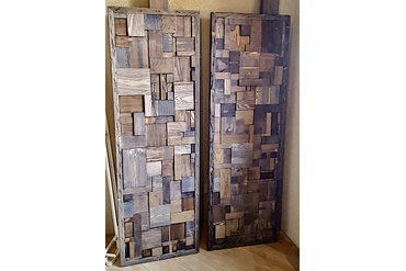 Панно из разных пород дерева. Работа spilcenter.com