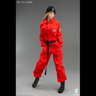 Женский комплект с комбинезоном (оранжевый) 1/6 Work-Wear Set (Tangerine) (VCL-1004A) - VERYCOOL