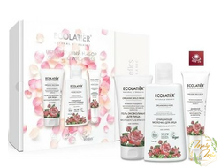 ПОДАРОЧНЫЙ НАБОР ДЛЯ ЛИЦА "ORGANIC WILD ROSE", ECOLATIER