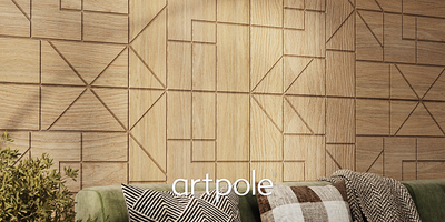 Гипсовая панель SPLIT platinum артикул M-0086-pl