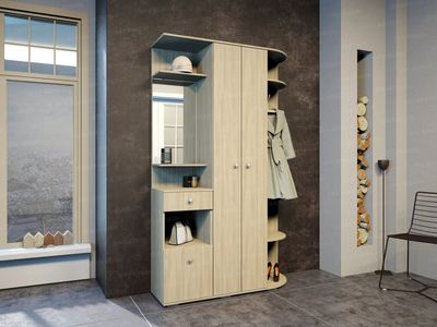 ЛДСП Прихожая ВИЗА Ясень Шимо светлый