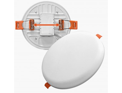 IONICH св-к встр. св/д даунлайт без рамки любое отверст d50-60 12W(960lm) 6500K 6K круг 120x35 1589