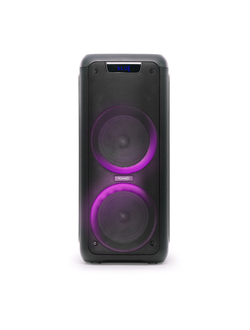 Портативная колонка FUMIKO HAMMER RGB-подсветка, микрофон, пульт BLACK