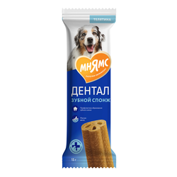 Лакомство Мнямс DENTAL для собак "Зубные спонжи", 15 г