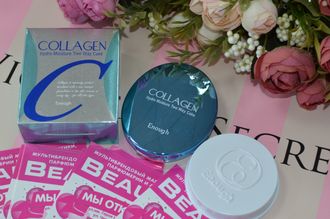 ПУДРА НА ОСНОВЕ КОЛЛАГЕНА | ENOUGH COLLAGEN HYDRO MOISTURE TWO WAY CAKE, вес 50 г (реплика)