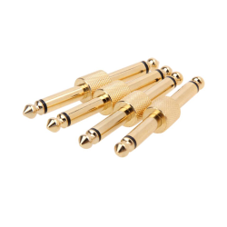 Переходник/адаптер Jack 6,3 мм - Jack 6,3 мм, 1 шт