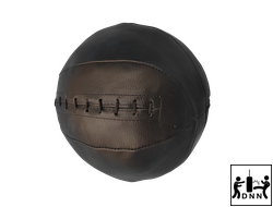 Мяч медбол 14кг из натуральной кожи со шнуровкой
