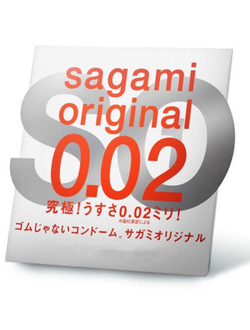 Ультратонкий презерватив Sagami Original 0.02 - 1 шт. Производитель: Sagami, Япония