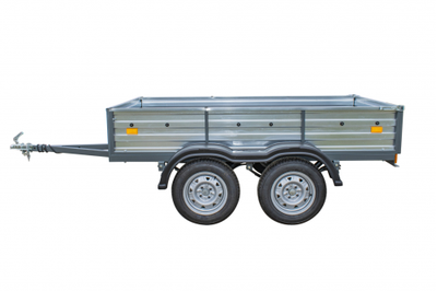 Прицеп двухосный РУСИЧ 253Д / 2440 х 1220 мм / 750 кг / окрашенный