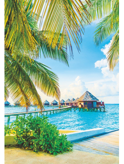 Фотообои "Сказочные Мальдивы"
