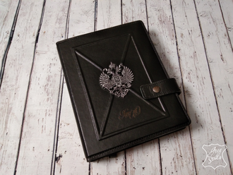 кожаный ежедневник, подарок руководителю, ежедневник с гербом, ежедневник купить, ежедневник заказ