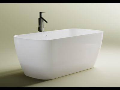 Astra-Form ванна Антарес SOLID SURFACE с интегрированным переливом 160/75 см белая матовая