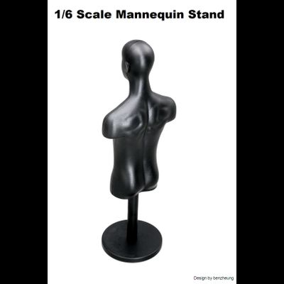 Манекен (торс) для разгрузки / бронежилета 1/6