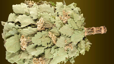 Веник дуб кавказский с травами