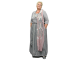 Модная юбка Арт. 5150 (Цвет серый) Размеры 58-84