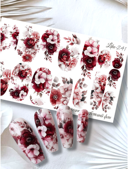 Слайдер-дизайн для ногтей LIKE-241