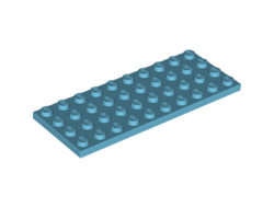 Plate 4 x 10, Medium Azure (3030 / 6096946 / 6423262)