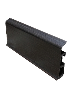 Плинтус напольный "ДЕКОНИКА" 85мм*2,2м ШИРОКИЙ 303 Венге темный