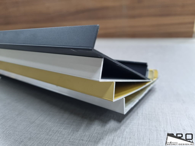 СКРЫТЫЙ ПЛИНТУС PRO DESIGN UNIVERSALE - ЧЕРНЫЙ МУАР