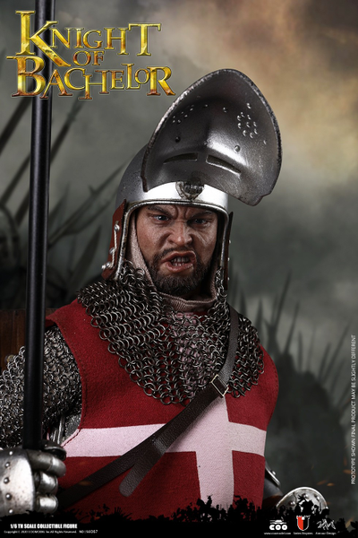Английский рыцарь-бакалавр Столетней  войны (KNIGHT OF BACHELOR) - Коллекционная ФИГУРКА 1/6 scale SERIES OF EMPIRES (DIE-CAST ALLOY) (SE067) - COOMODEL