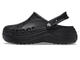 Crocs Baya Platform Clog Черные