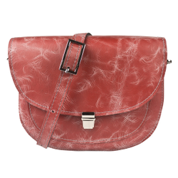 Кожаная женская сумка Amendola red (арт. 8003-08)